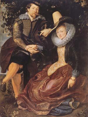 Peter Paul Rubens Ruben with his first wife Isabeela Brant in the Honeysuckle Bower (mk08) Germany oil painting art